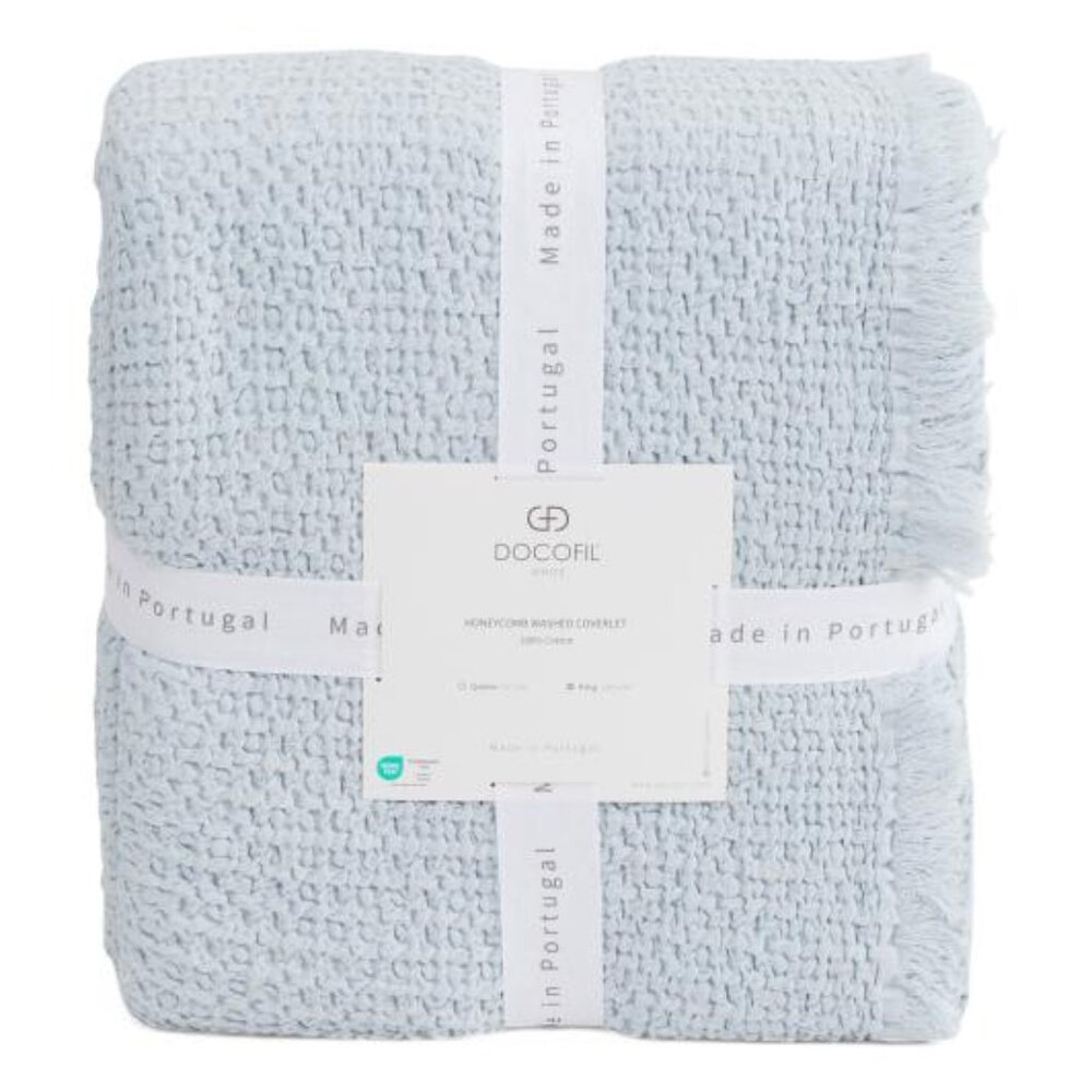 DOCOFIL Made In Portugal Textured Waffle Layering Blanket
